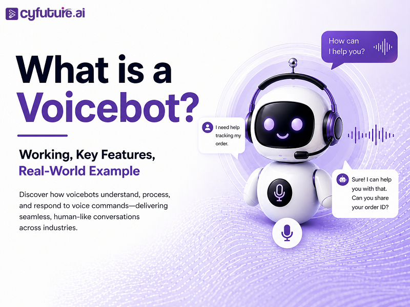What is a Voicebot? Working, Key Features, Real-World Example