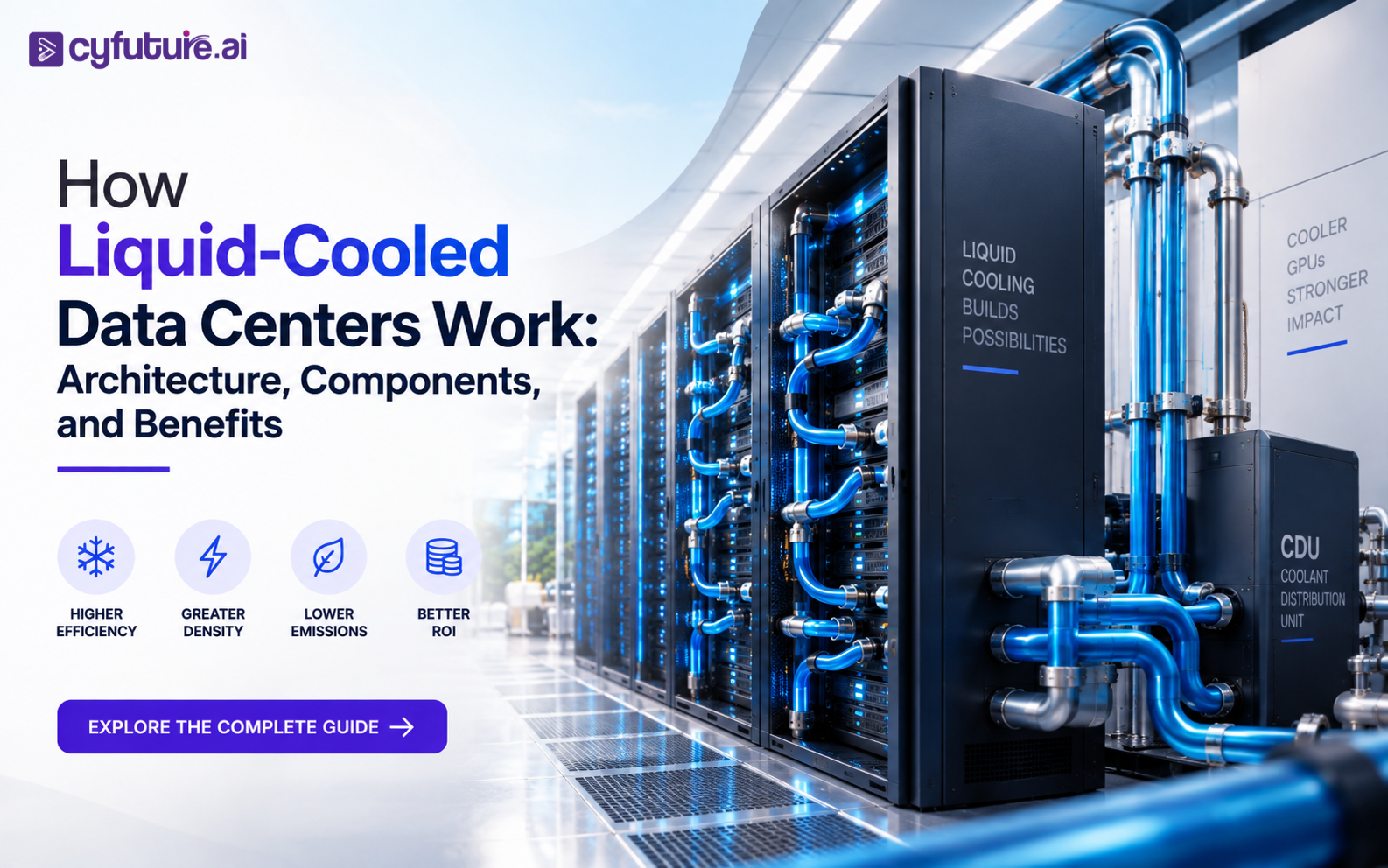 How Liquid-Cooled Data Centers Work: Architecture, Components, and Benefits