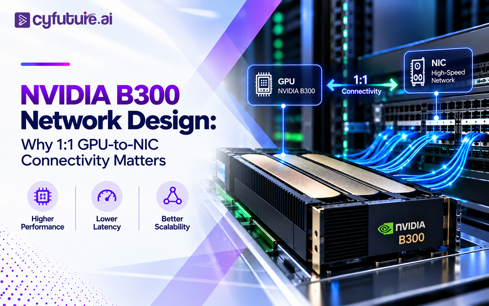 NVIDIA B300 Network Design: Why 1:1 GPU-to-NIC Connectivity Matters