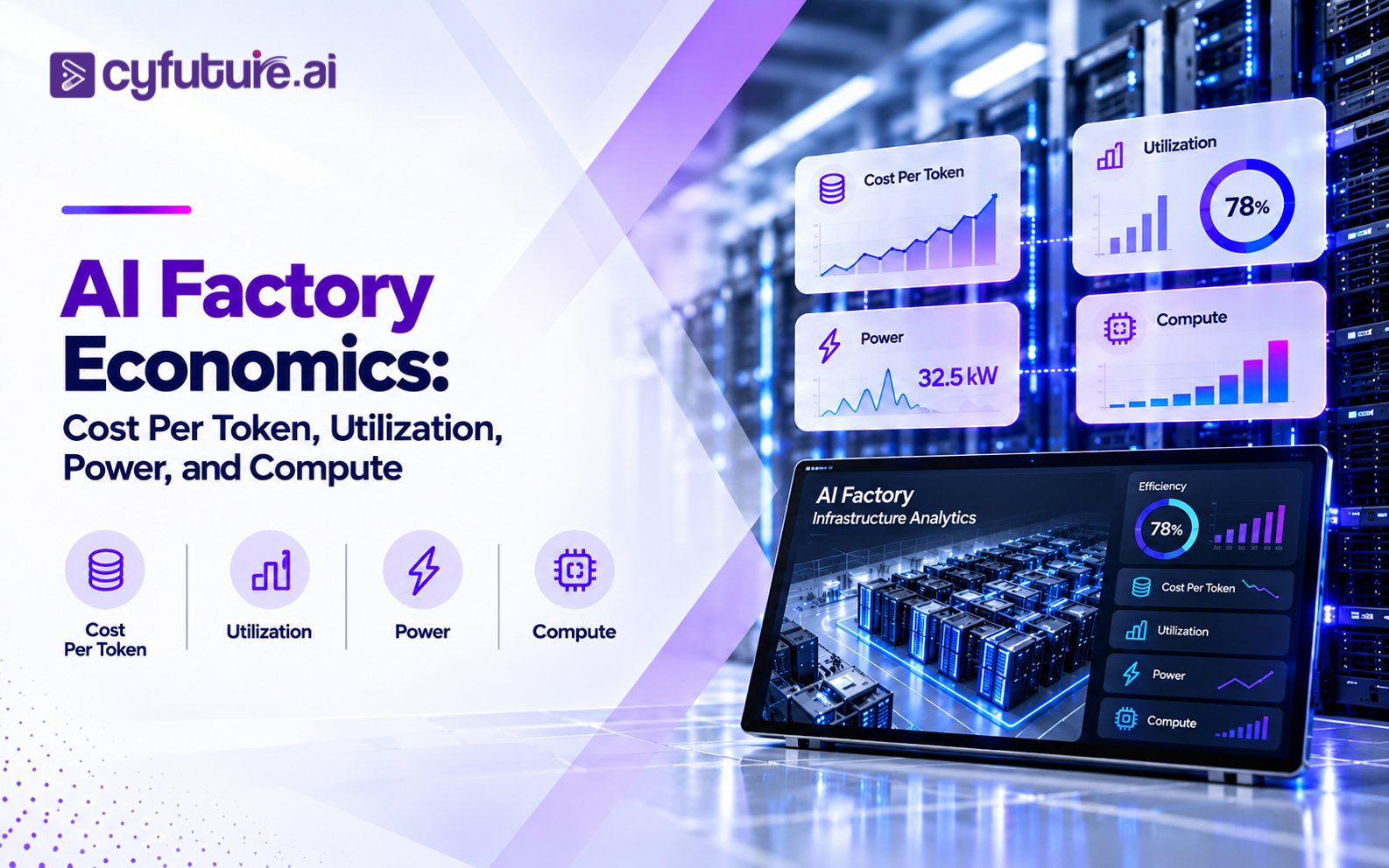 AI Factory Economics: Cost Per Token, Utilization, Power, and Compute