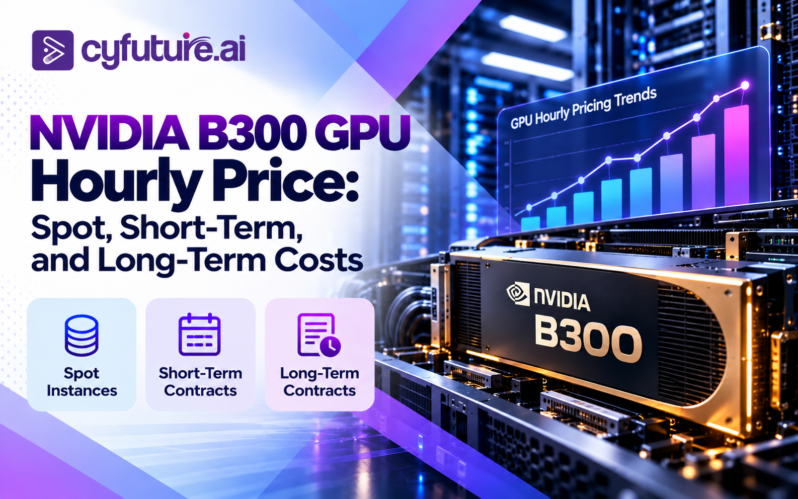 NVIDIA B300 GPU Hourly Price: Spot, Short-Term, and Long-Term Costs
